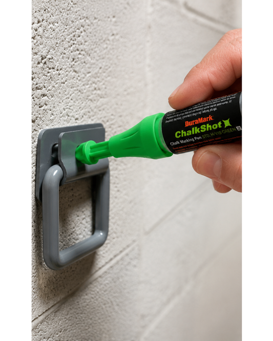 Marcador Ubicación Perforaciones En Spray Borrable Verde